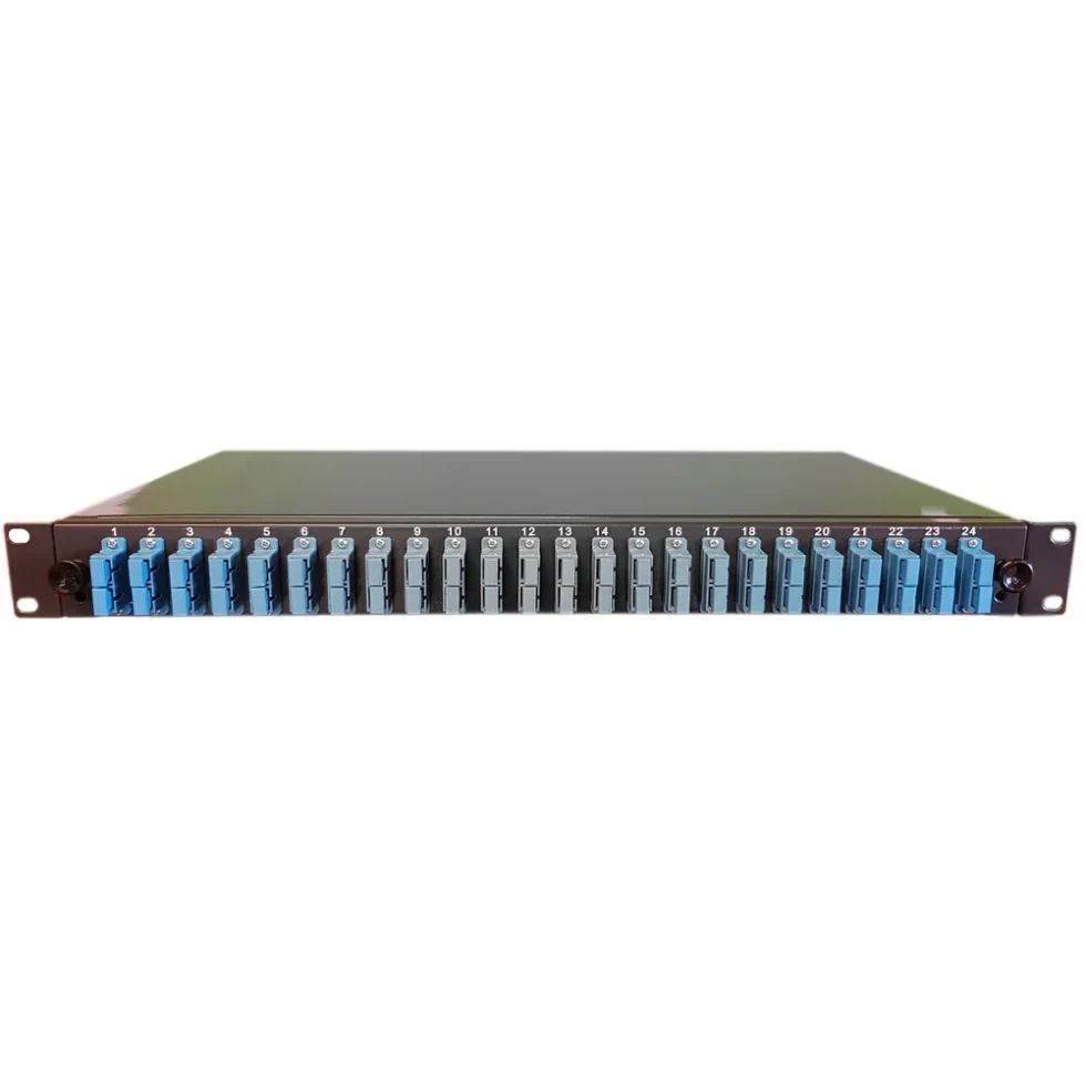 FIBERPANEL 1HE MED 24X SC/DX OS2 KOMPLET
