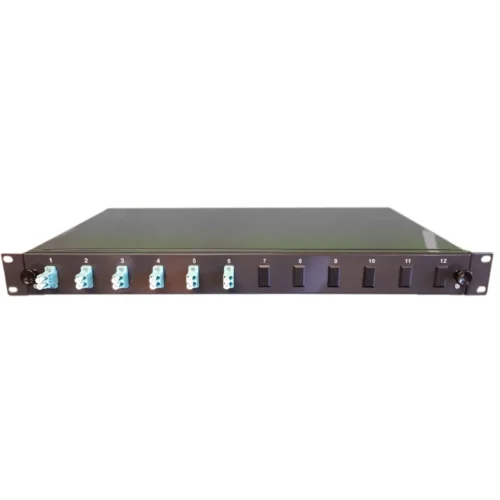 FIBERPANEL 1HE MED 6X LC/DX OM3 KOMPLET