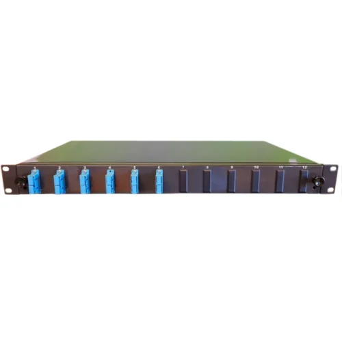 FIBERPANEL 1HE MED 6X SC/DX OS2 KOMPLET