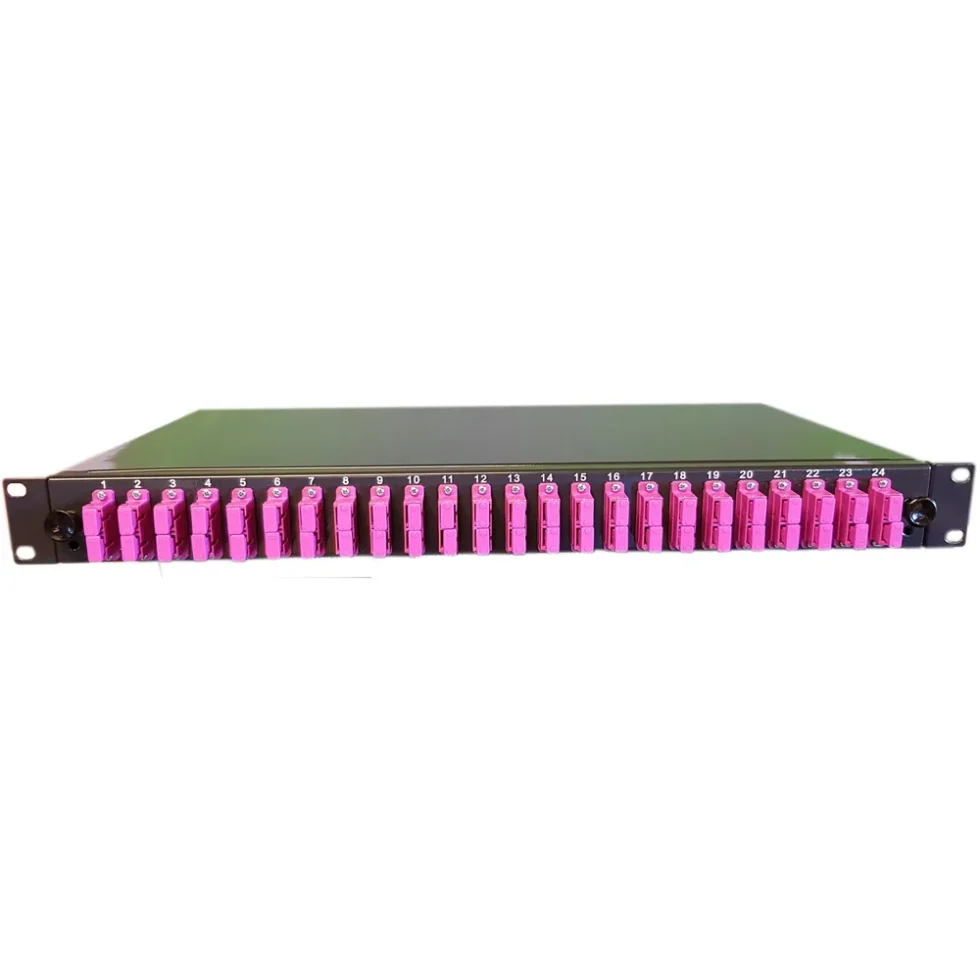 FIBERPANEL 1HE MED 24X SC/DX OM4 KOMPLET