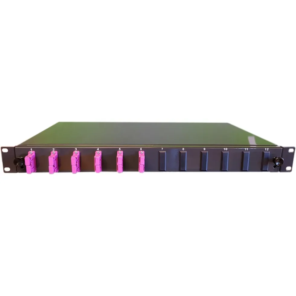 FIBERPANEL 1HE MED 6X SC/DX OM4 KOMPLET