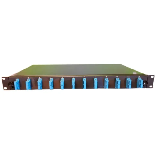 FIBERPANEL 1HE MED 12X SC/DX OS2 KOMPLET