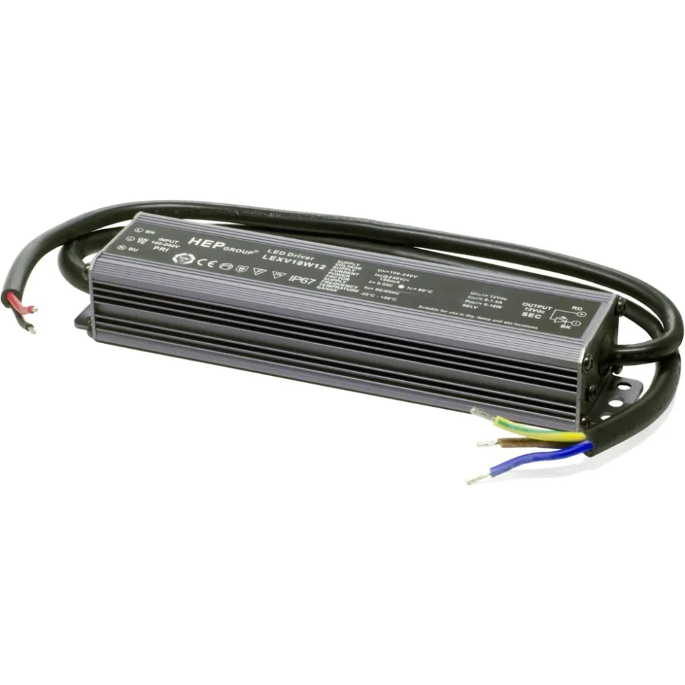 DRIVDON HIGHLINE DRIVER 18W 12V IP67