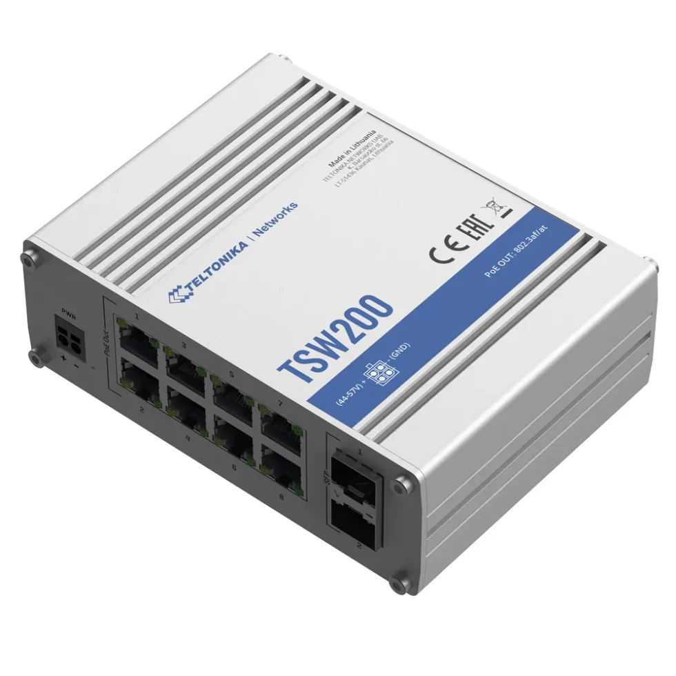 TSW200 8 PORT GIGABIT POE SWITCH