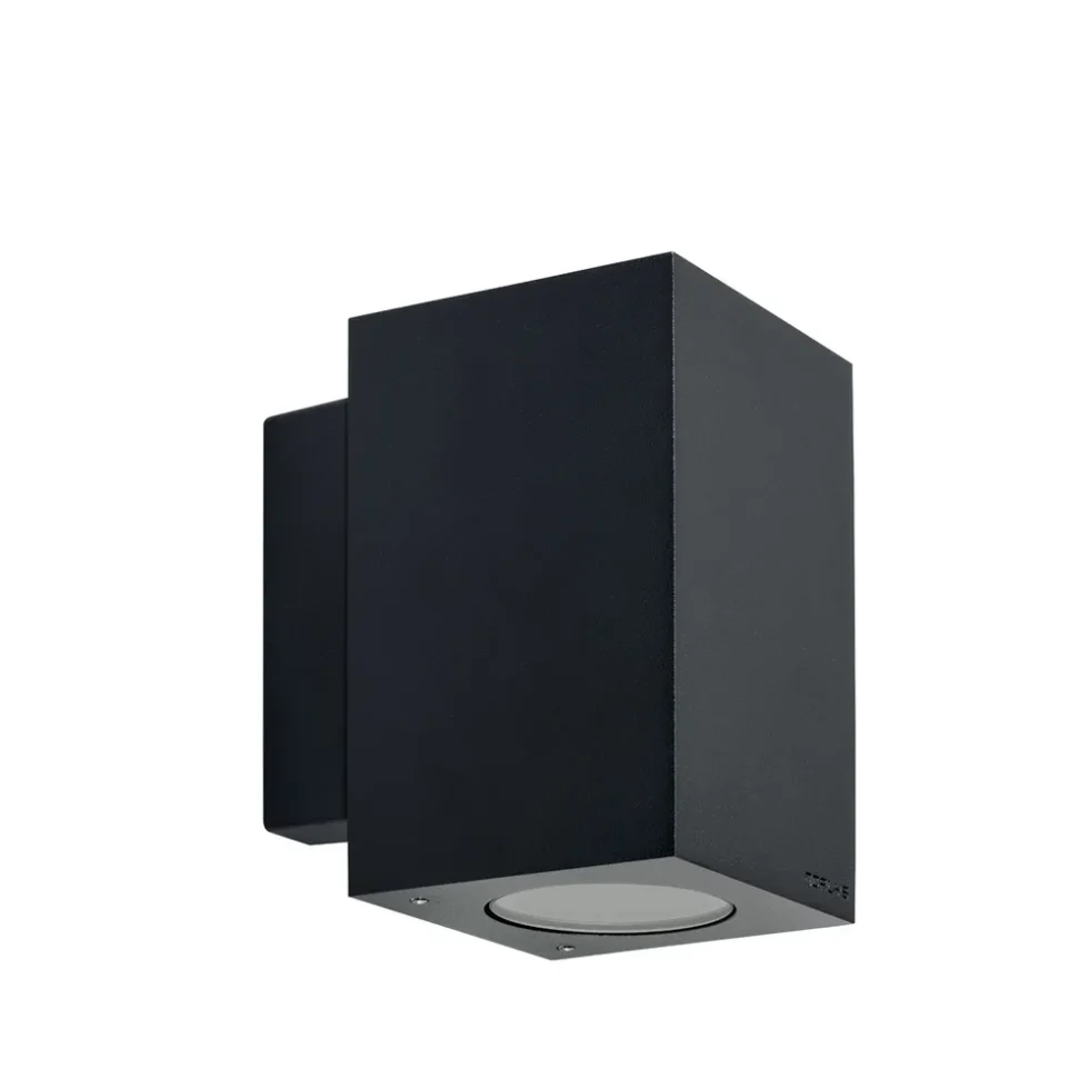 VÆGLAMPE SANDVIK NED SORT LED 3,9W 3K