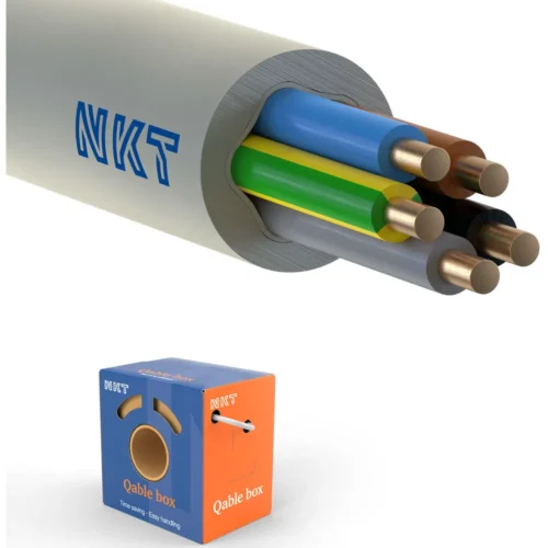 KABEL 5G1,5 NOIKLX90 LGRÅ QB50 ECA