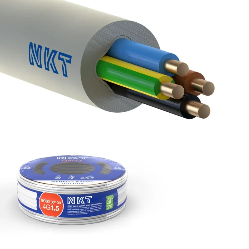KABEL 4G1,5 NOIKLX90 LGRÅ RG 100 ECA