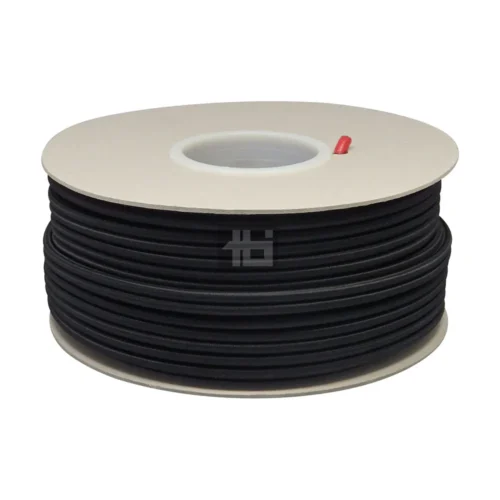 LEDNING 2G0,75 70GR TEXTIL SORT 5M