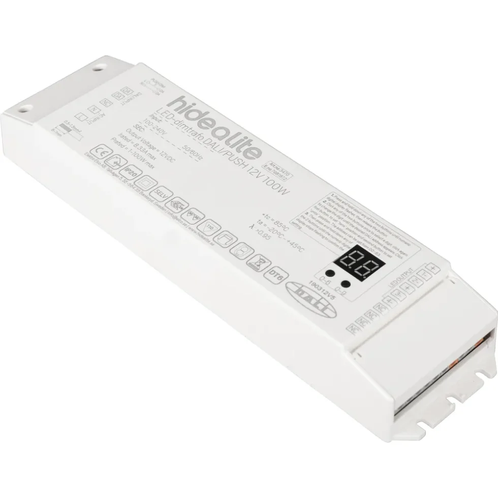 LED-DIMTRAFO DALI/PUSH 12V 100W