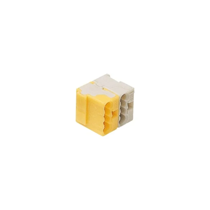 KNX BUSKLEMME 2 P GUL/HVID