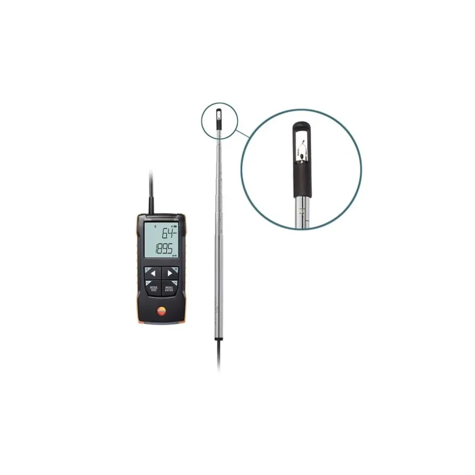 TESTO 425 VARMETRÅDSANEMOMETER MED APP
