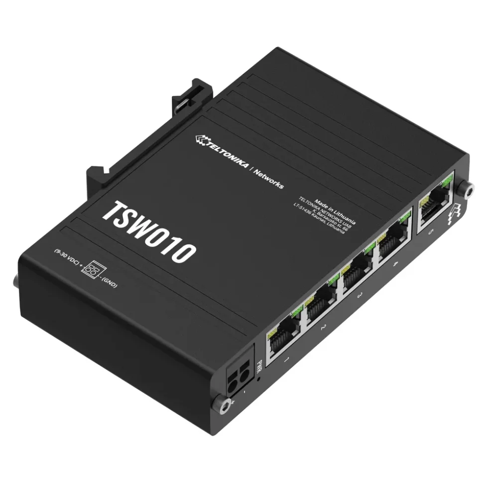TSW010 5 PORT 10/100 SWITCH DIN