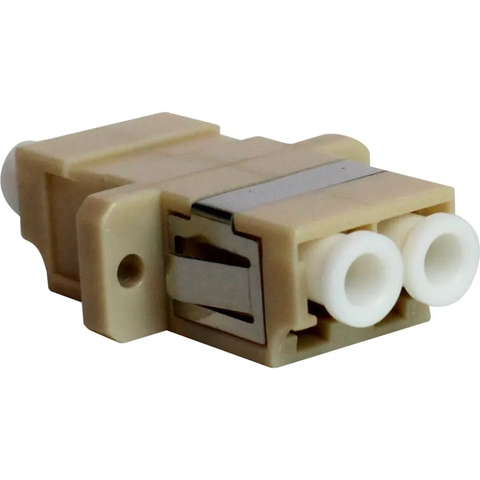 ADAPTER LC DUPLEX MULTIMODE BEIGE