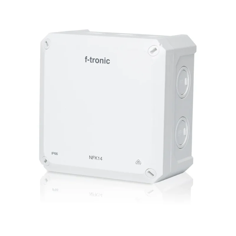 FORGRENINGSDÅSE 140X140X81MM IP66 HVID
