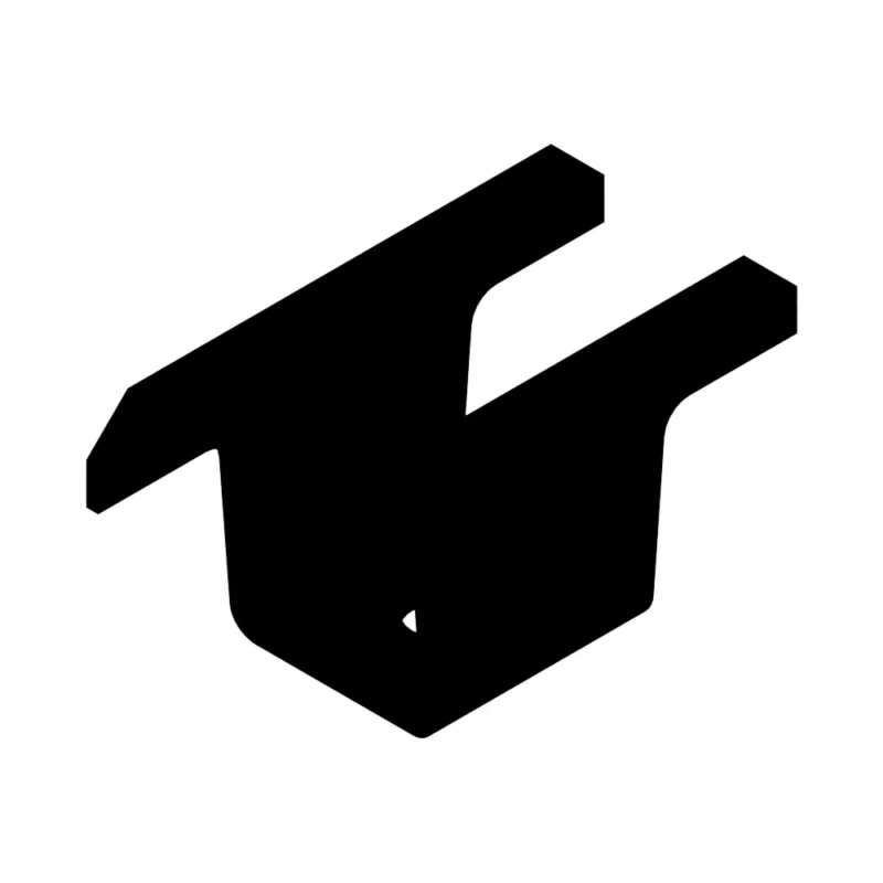 GSE DOBBELTKLEMME H16 SVART EP