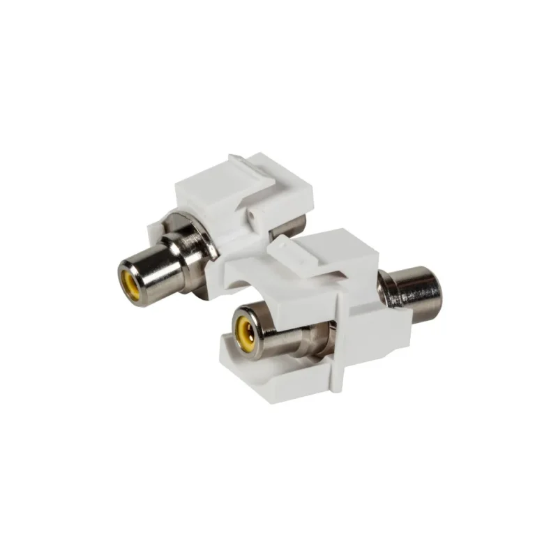 KEYSTONE ADAPTER GUL PHONO, HVID