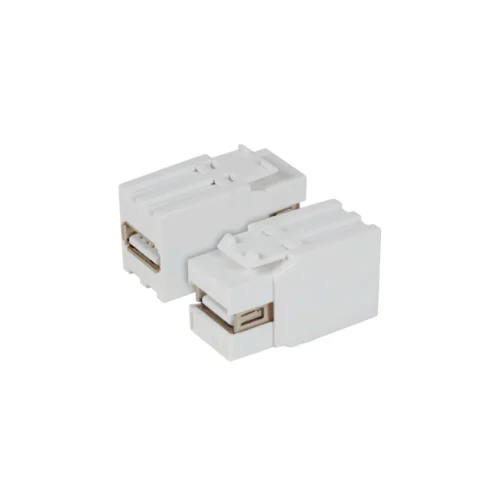 KEYSTONE ADAPTER USB2.0, A-A, HVID