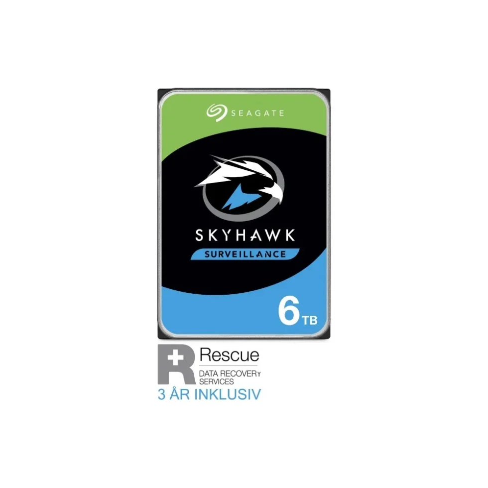 HARDDISK 6TB SEAGATE SKYHAWK, 24/7