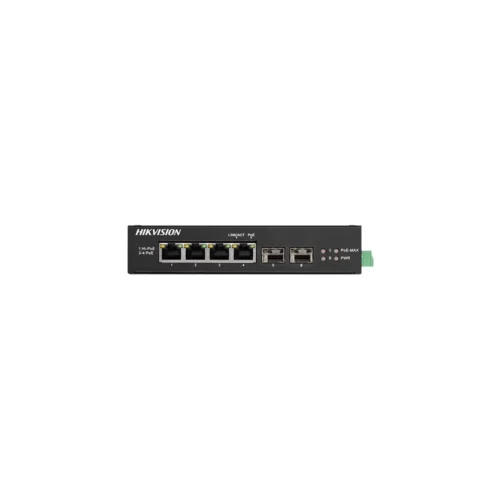 SWITCH, 4+2 PORT, GIGABIT, L2, HI-POE