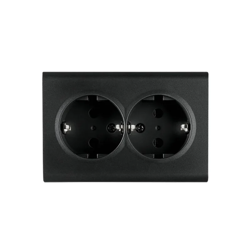 SG PÅBYG 2 X 230V SCHUKO 16A SORT