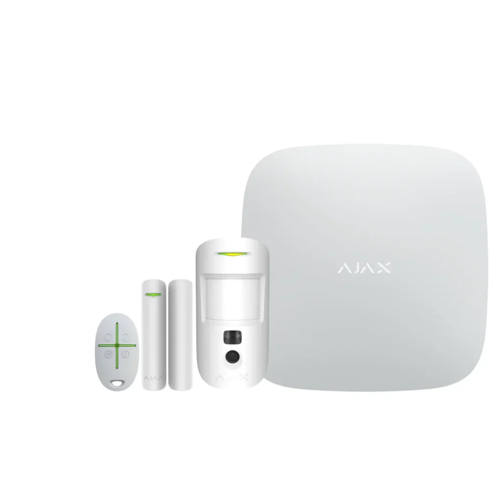 SOLAR PLUS AJAX ALARM-2 KIT, HVID