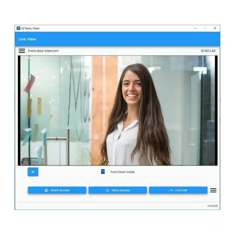 ACTENTRY EXTERNAL INTERCOM LICENSE