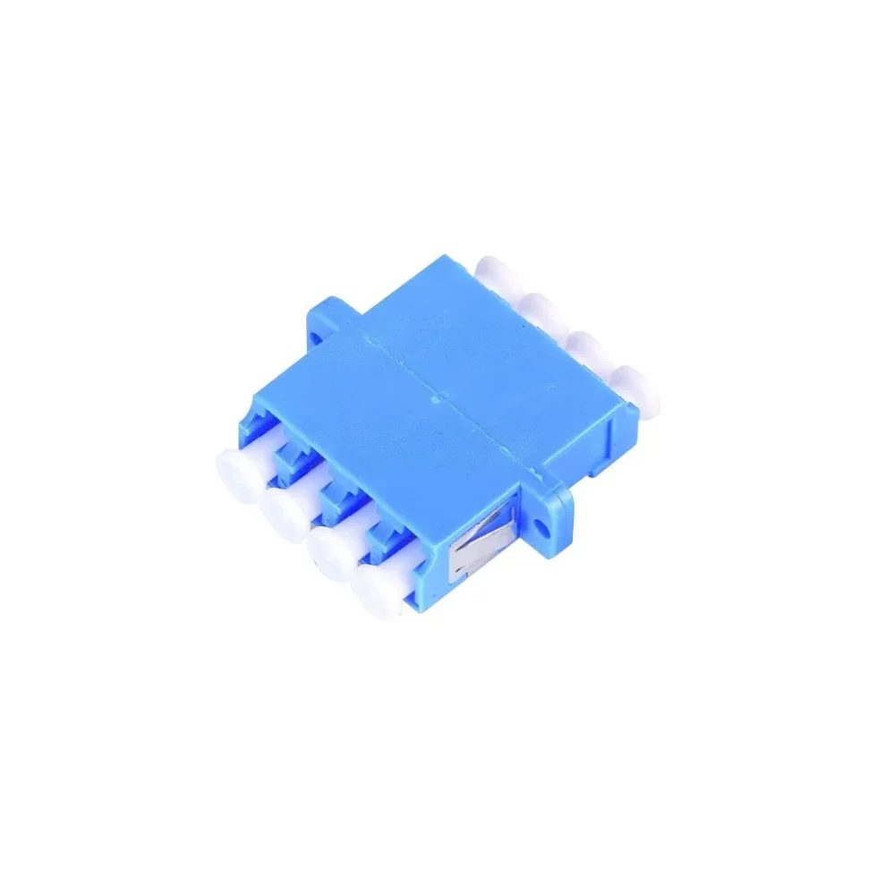 ADAPTER LC QUAD MED FLANGE SM BLÅ