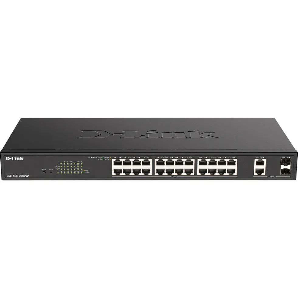 SWITCH 26 X GIGABIT POE+ DGS-1100-26MPV2