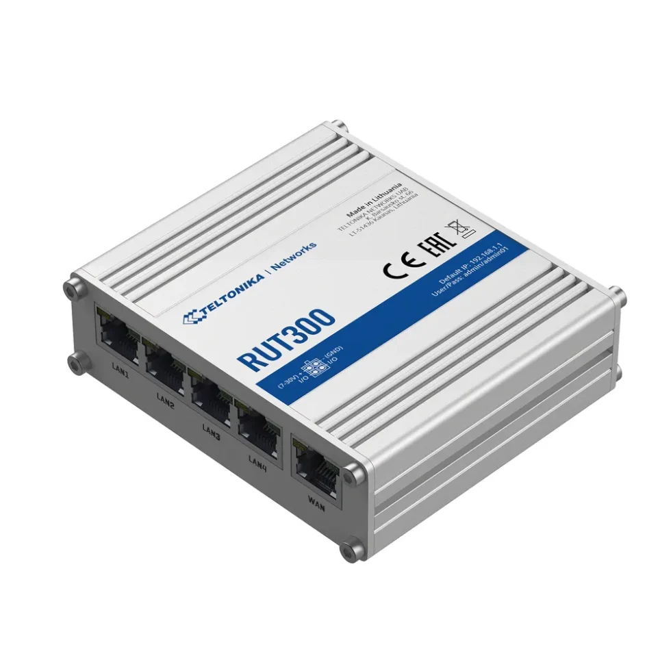 RUT300 4 PORT ETHERNET ROUTER