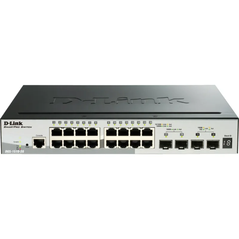 SWITCH 16XGIGABIT DGS-1510-20