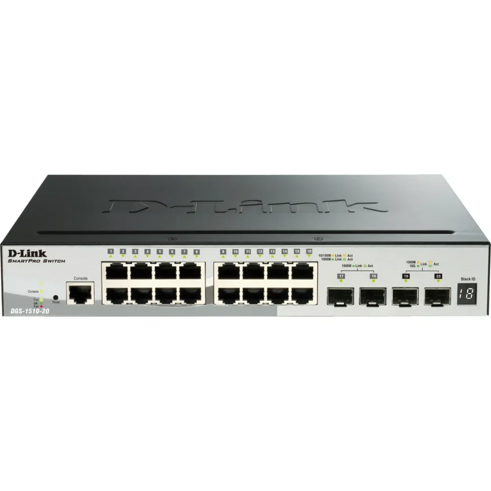 SWITCH 16XGIGABIT DGS-1510-20