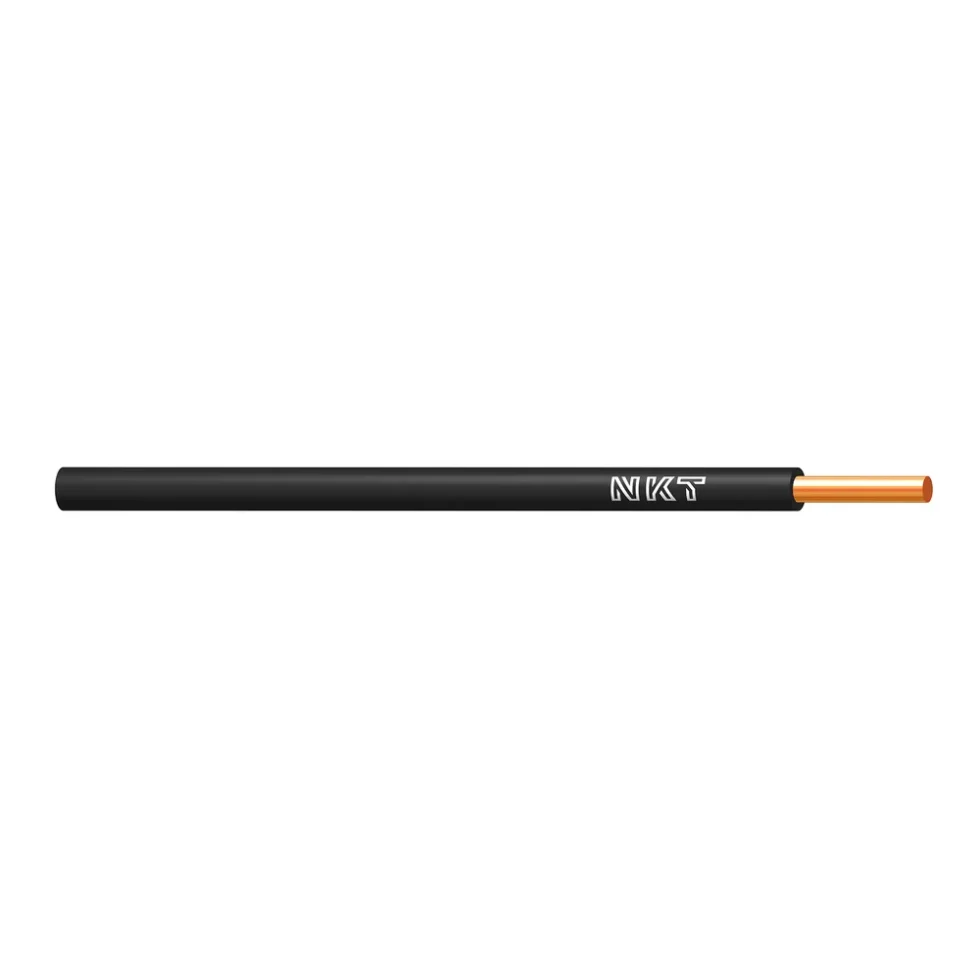 LEDNING 1X1,5 NOVL 70GR SORT 100KAS