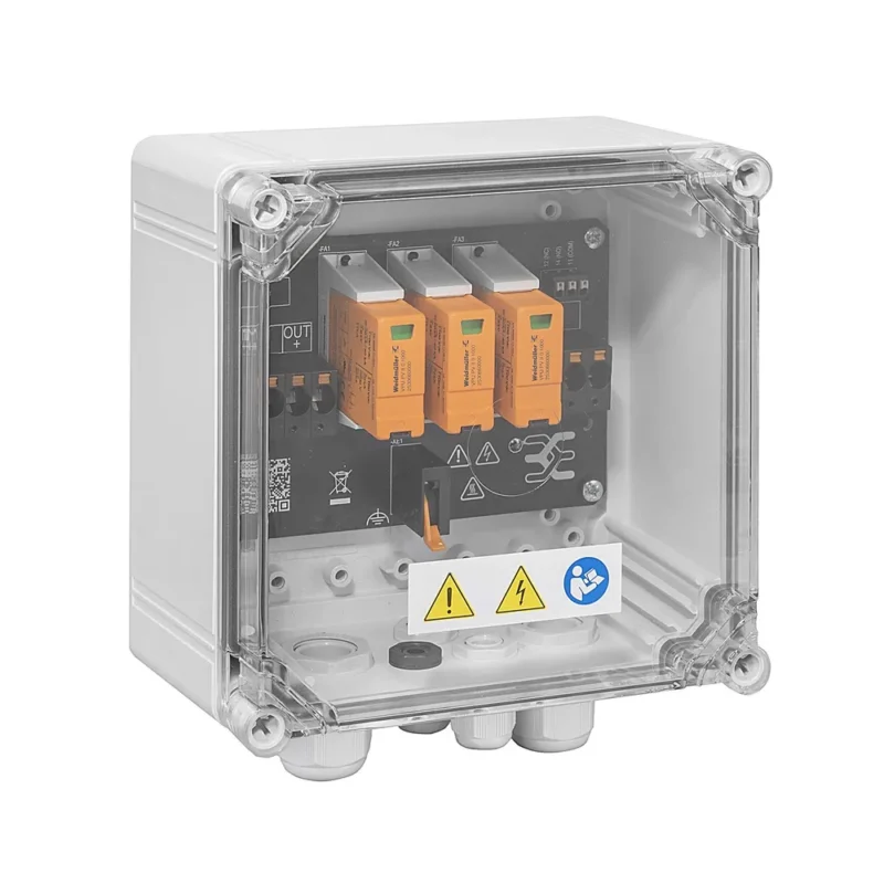 PV COMBINER BOX M OVERSPÆNDINGSRELÆ
