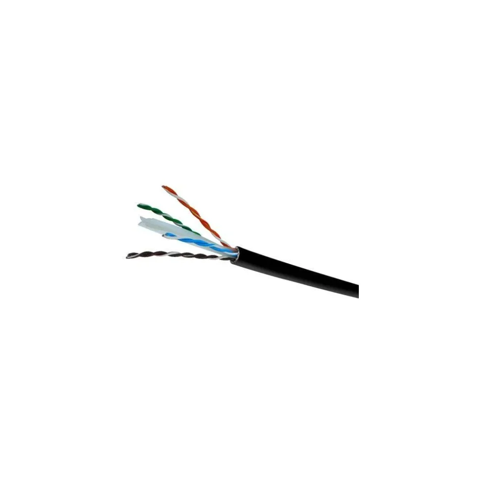 KABEL KAT6A U/UTP 4P 305M SORT FCA PE