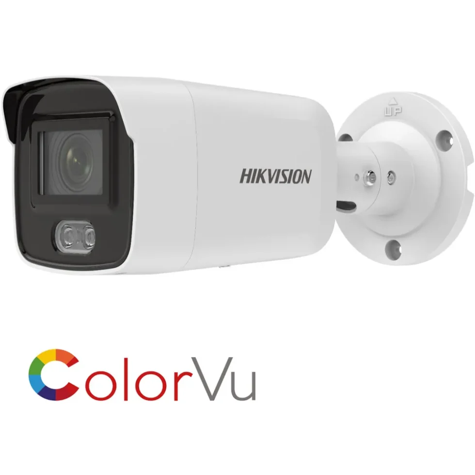 BULLET COLORVU, 2MP, 6MM,HVIDT LYS, IP67