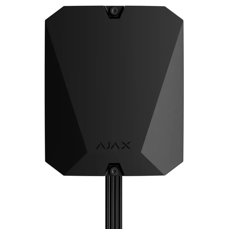 AJAX FIBRA HYBRID 4G HUB, 8 LINJER, SORT