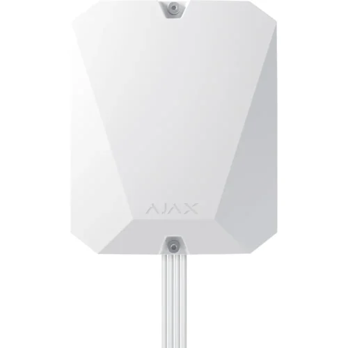 AJAX FIBRA HYBRID 4G HUB, 8 LINJER, HVID