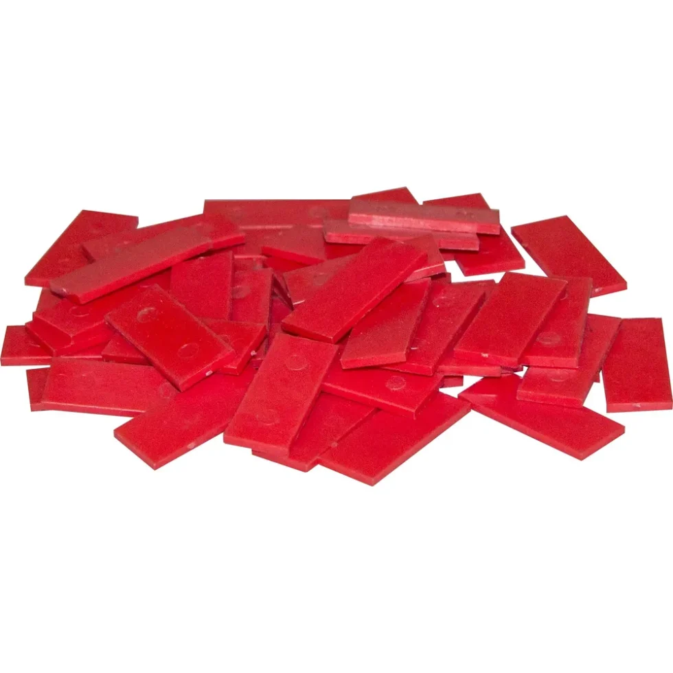 BRIK "BLANK" 1/8 RØD