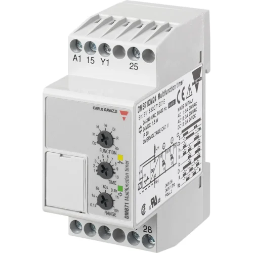 TIMER 24VDC&24-240VAC/DC 0,1S-100T 2P