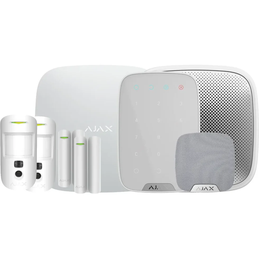 SOLAR PLUS AJAX KIT2, BETJ. & SIR, HVID