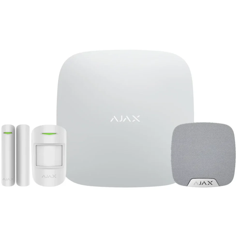 SOLAR PLUS AJAX ALARM-KIT2 M SIRENE HVID