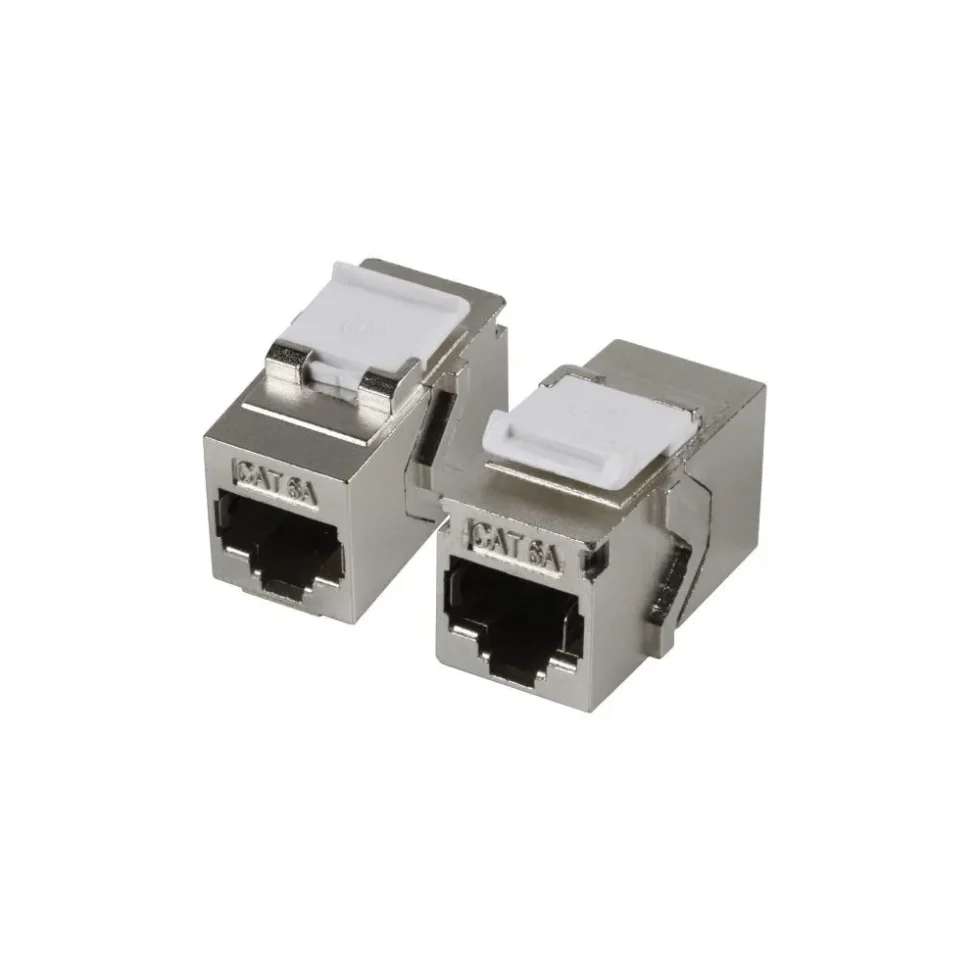 SNAP-IN ADAPTER KAT6A SKÆRMET KEYSTONE