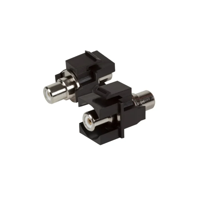 KEYSTONE ADAPTER HVID PHONO, SORT