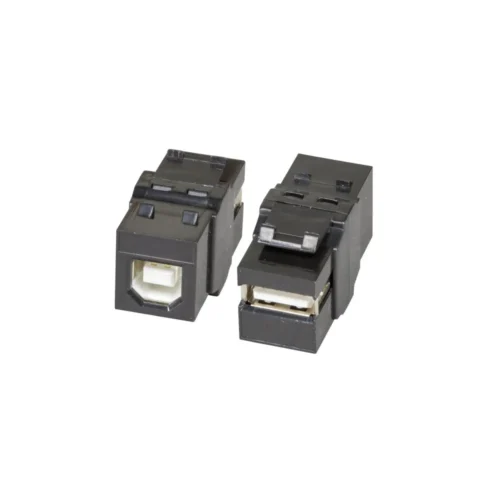 KEYSTONE ADAPTER USB2.0, A-B, SORT