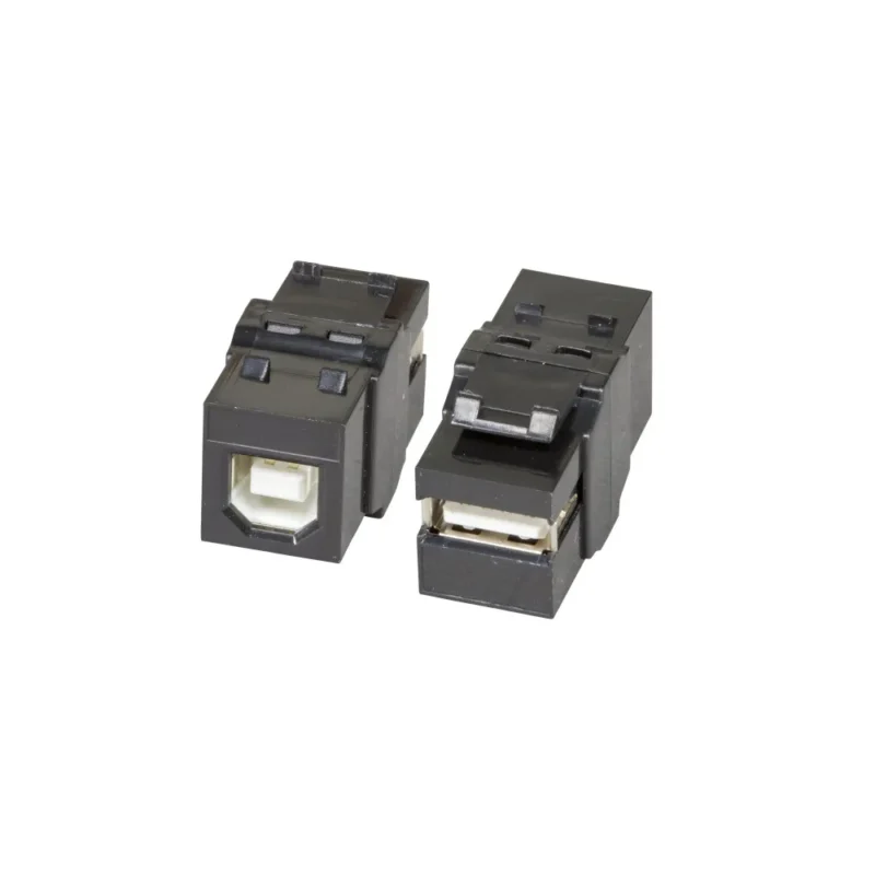 KEYSTONE ADAPTER USB2.0, A-B, SORT
