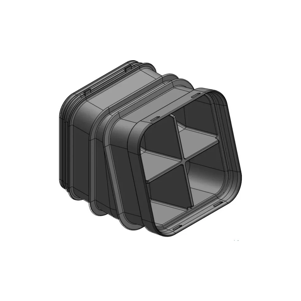 MULTIDUCT 4W XL 15° O/N 0,3M 4X160MM