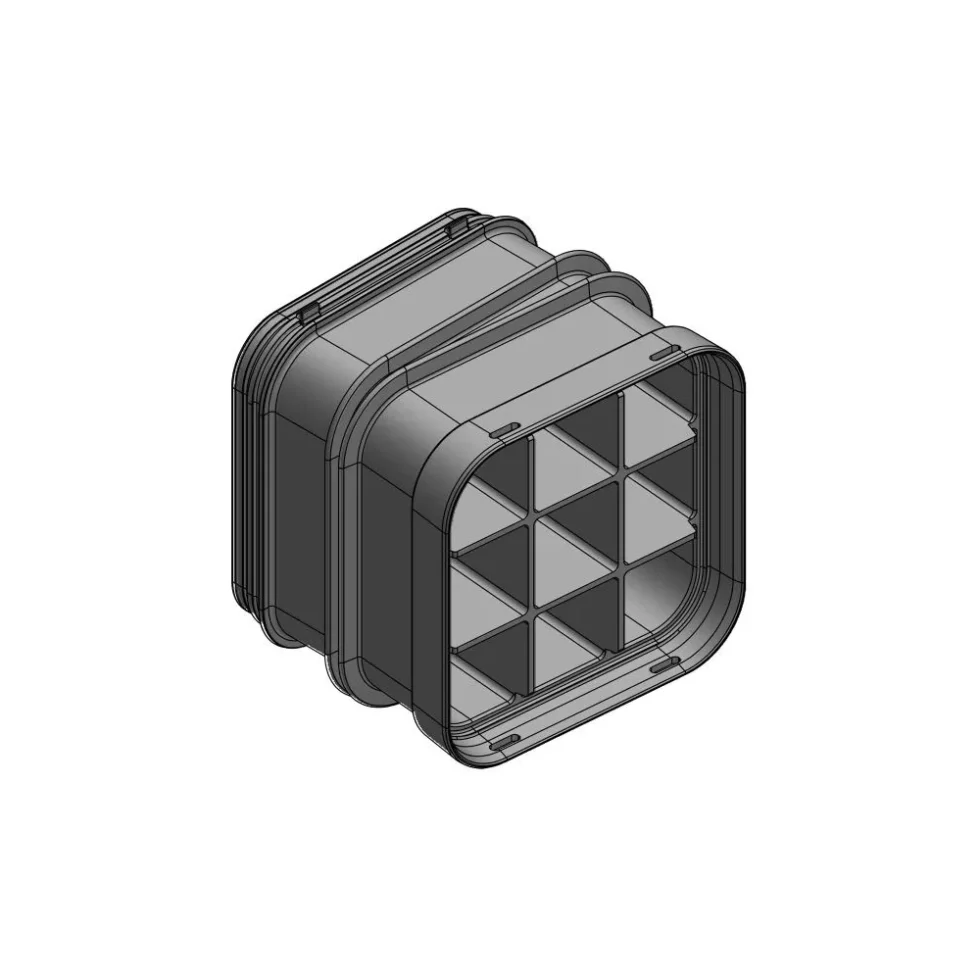 MULTIDUCT 9W 5° H/V 0,3M 9X110MM