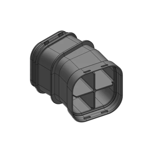 MULTIDUCT 4W 15° H/V 0,3M 4X110MM