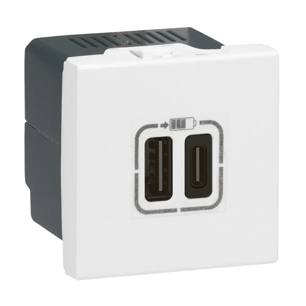 MOSAIC USB LADER A+C 3.0A 2M HVI