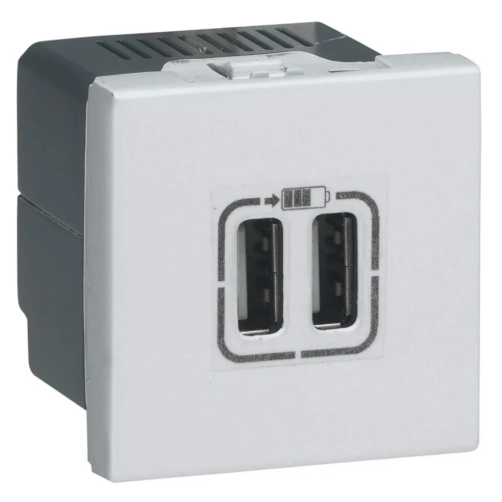 MOSAIC USB LADER 2XA 2.4A 15W 2M HVI